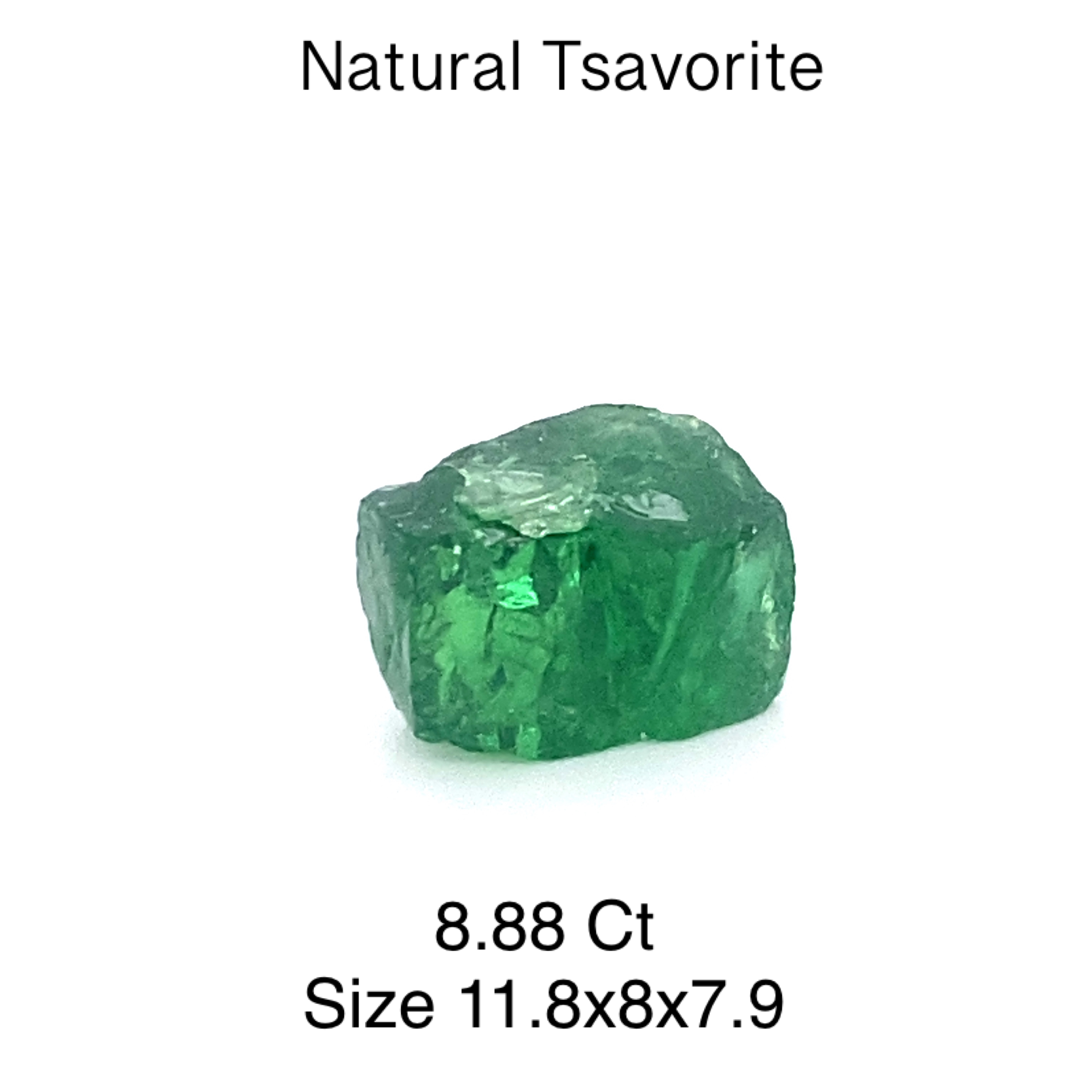 Natural Tsavorite Garnet Rough TS04