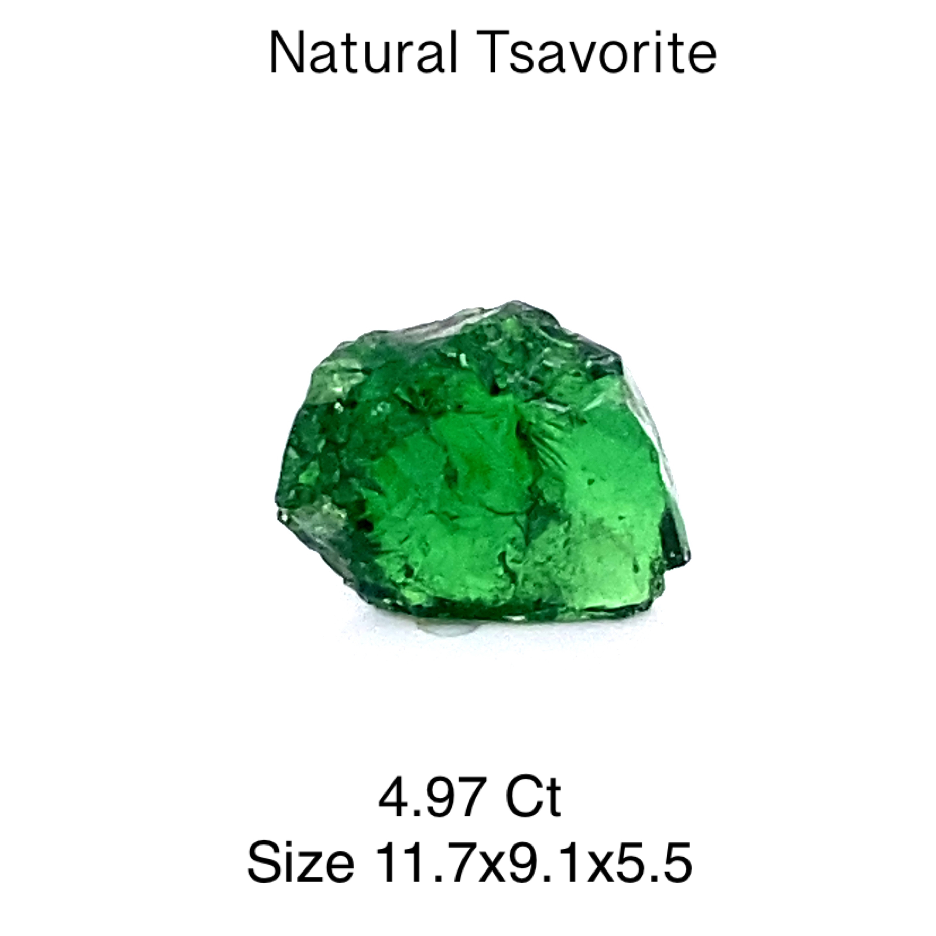 Natural Tsavorite Garnet Rough TS02