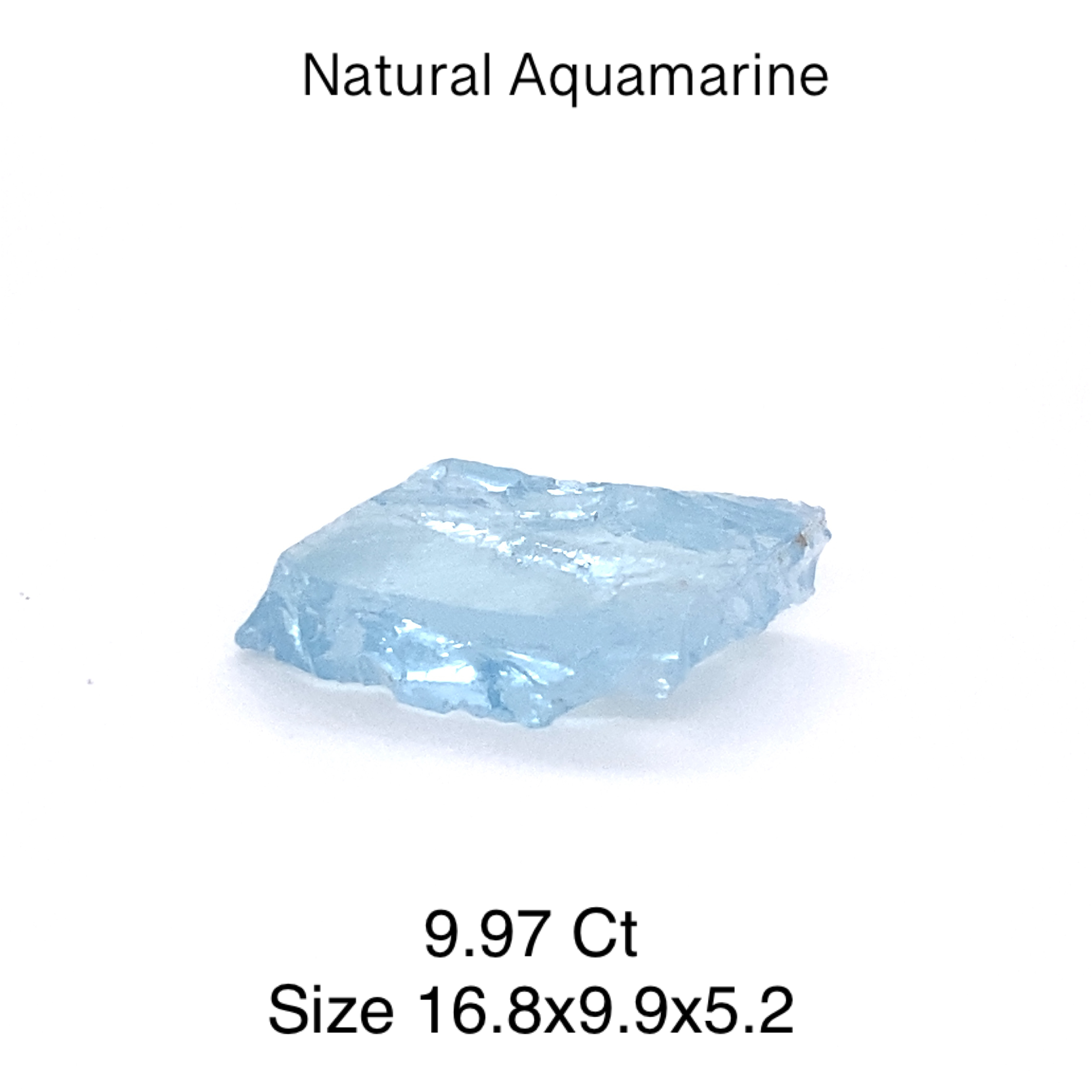 Natural Aquamarine Gemstone Rough AQ16