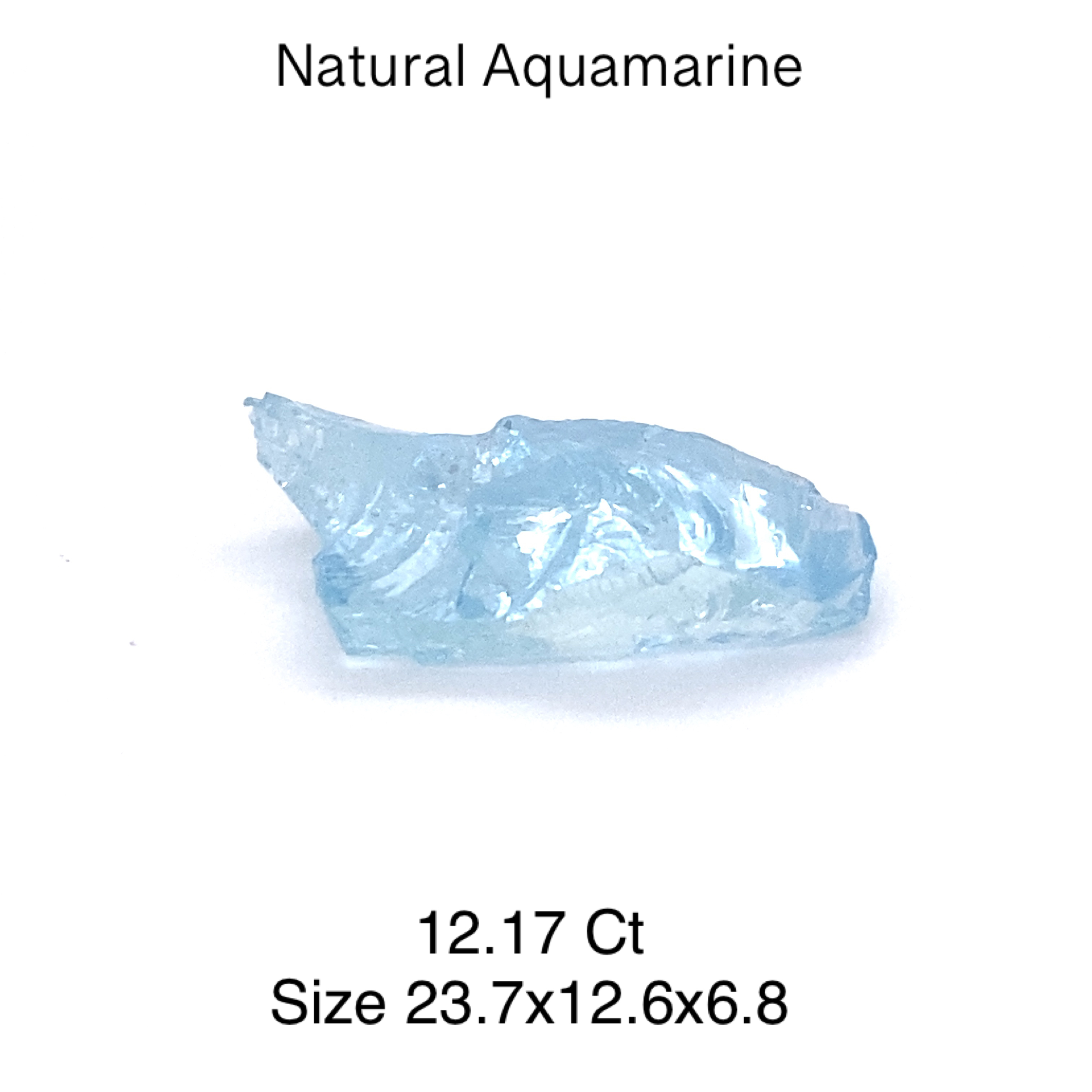 Natural Aquamarine Gemstone Rough AQ13