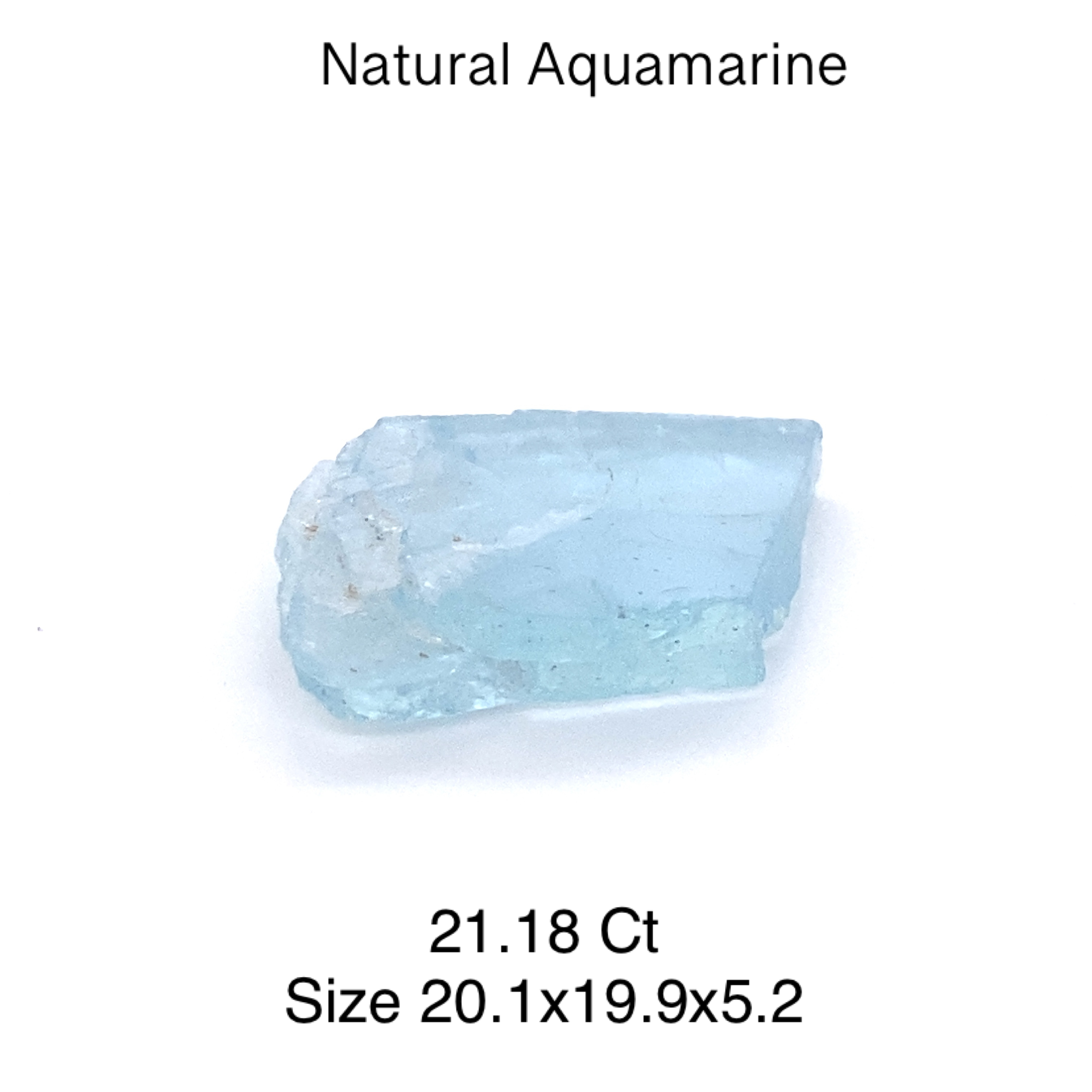 Natural Aquamarine Gemstone Rough AQ23