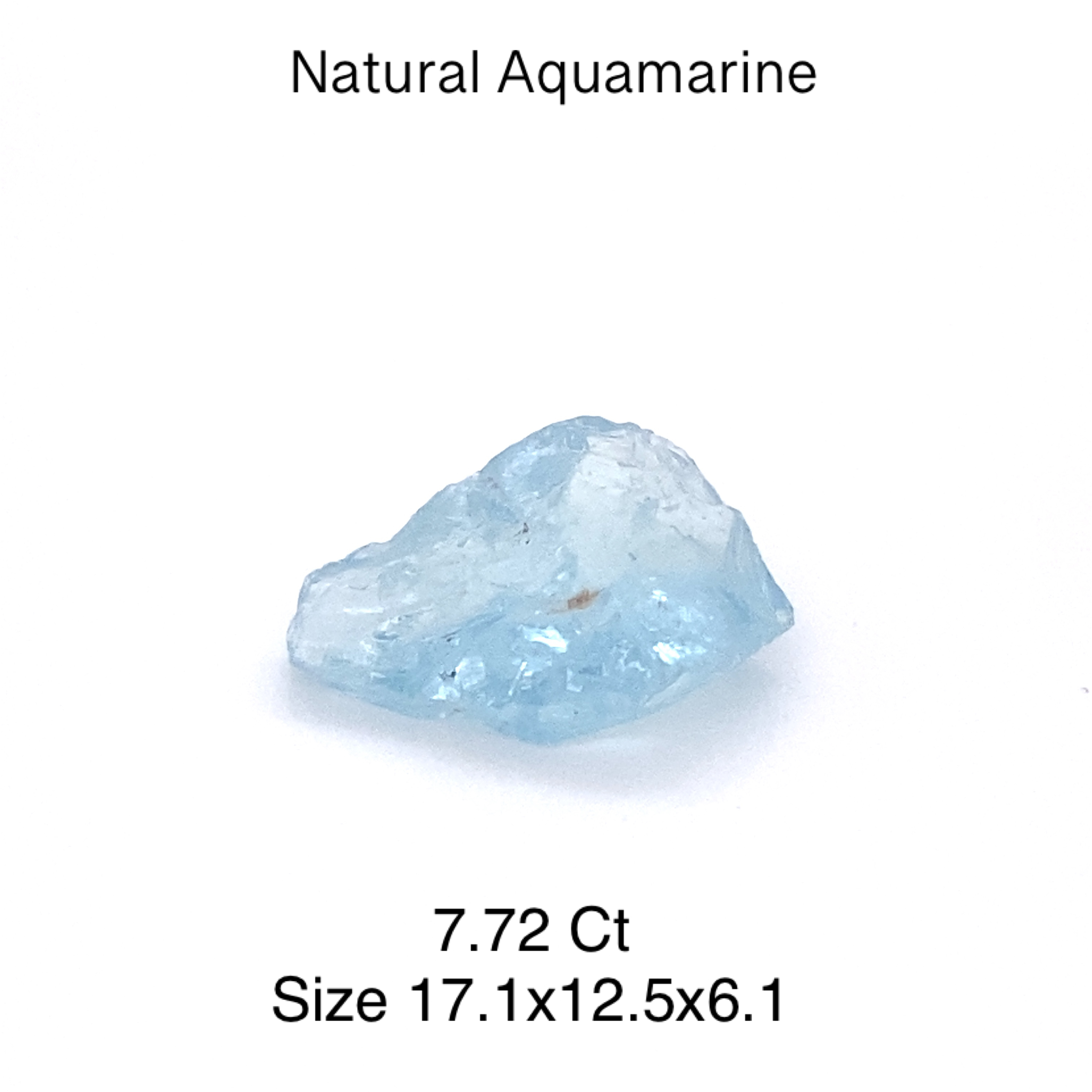 Natural Aquamarine Gemstone Rough AQ15