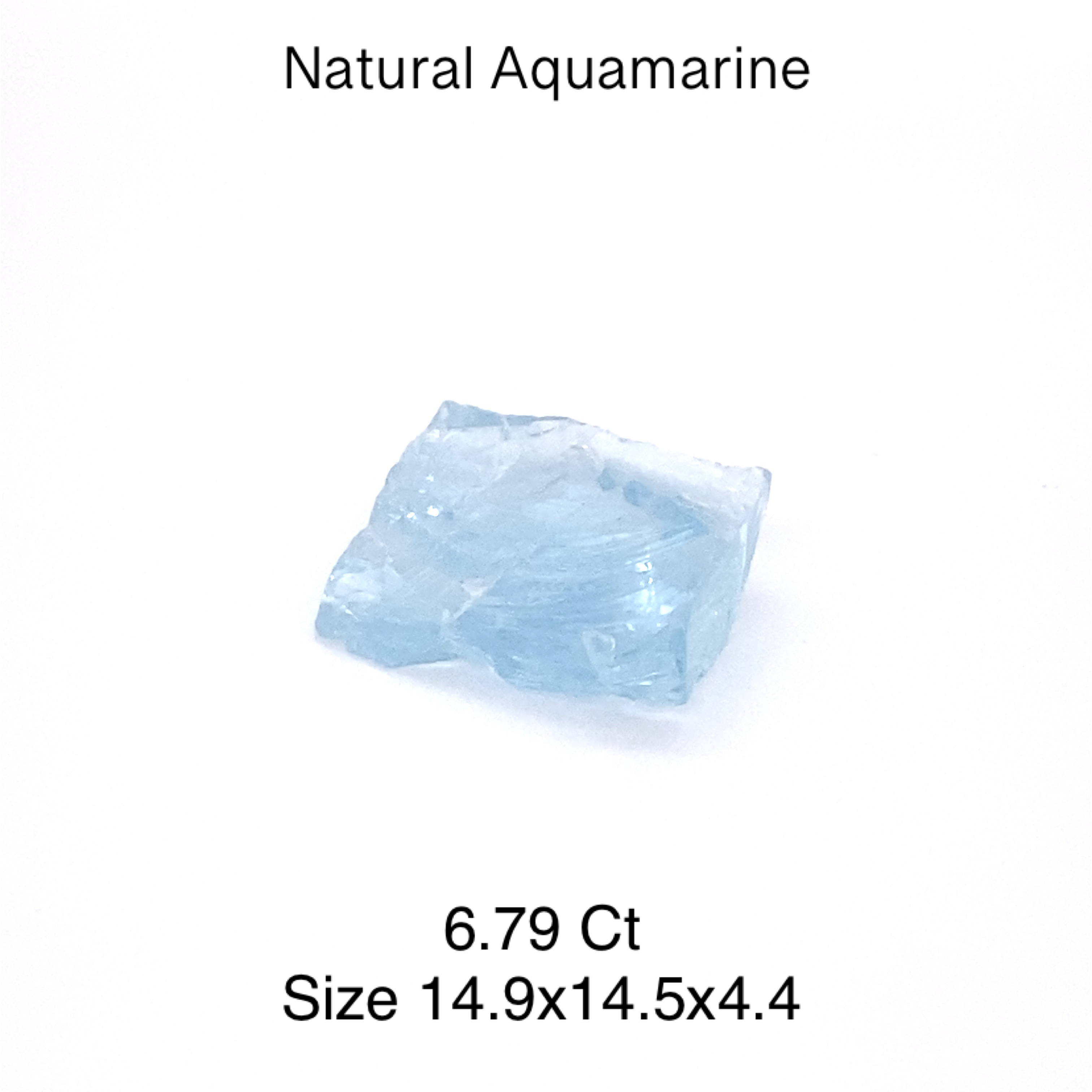 Natural Aquamarine Gemstone Rough AQ25