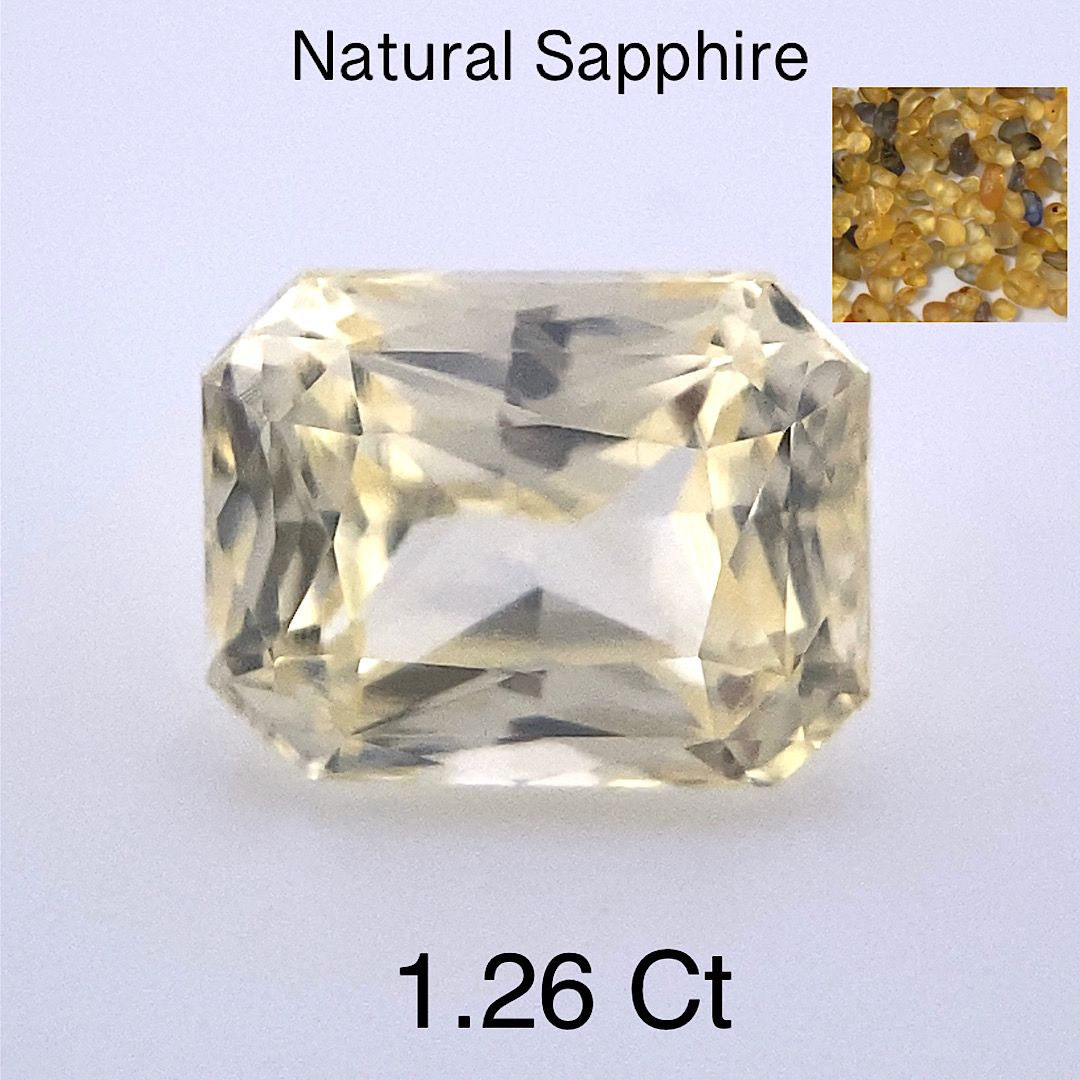 Natural Light Yellow Sapphire SP14