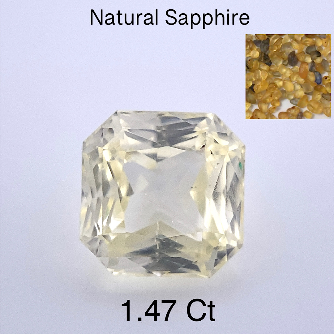 Natural Light Yellow Sapphire SP16