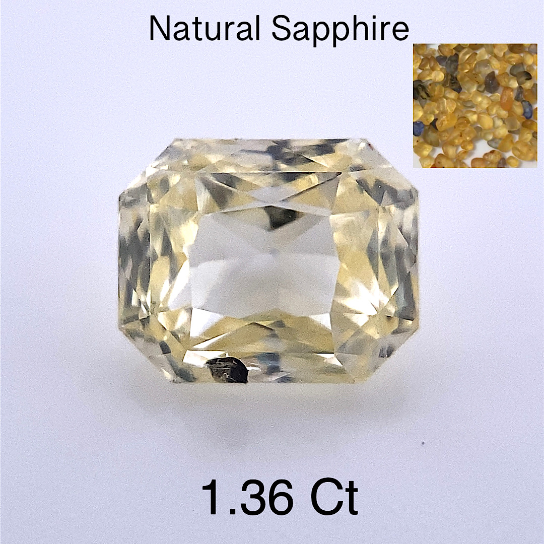 Natural Light Yellow Sapphire SP25