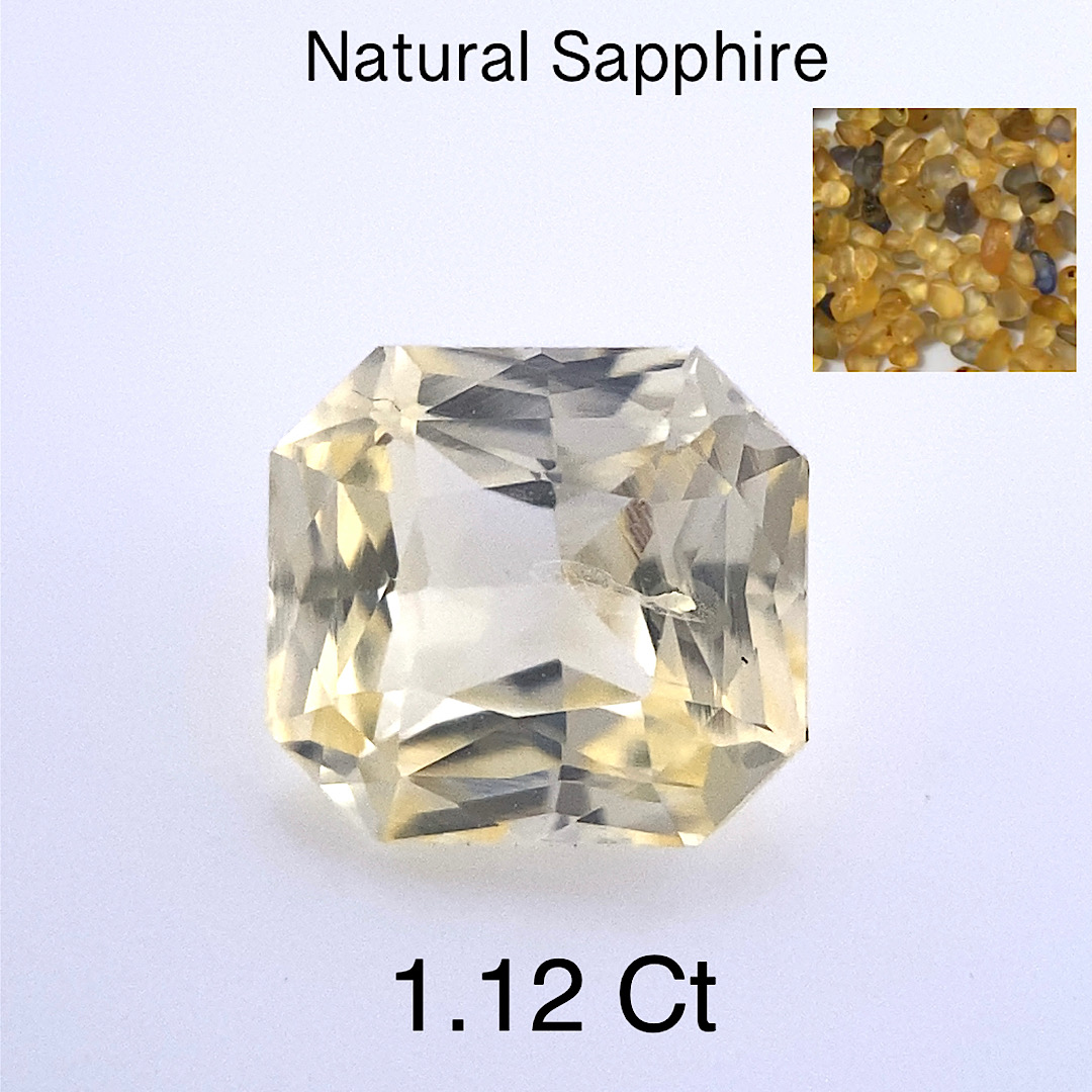 Natural Light Yellow Sapphire SP53