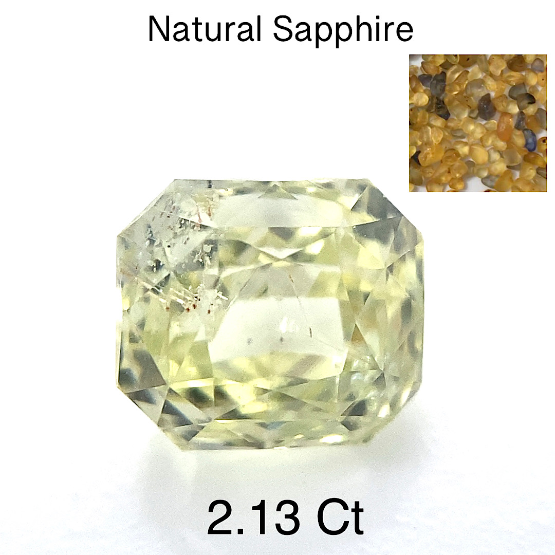 Natural Light Yellow Sapphire SP28