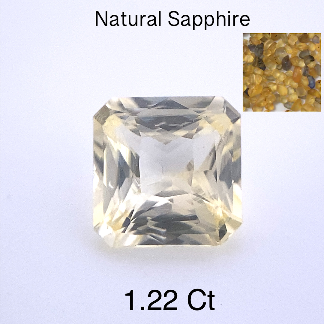 Natural Light Yellow Sapphire SP60