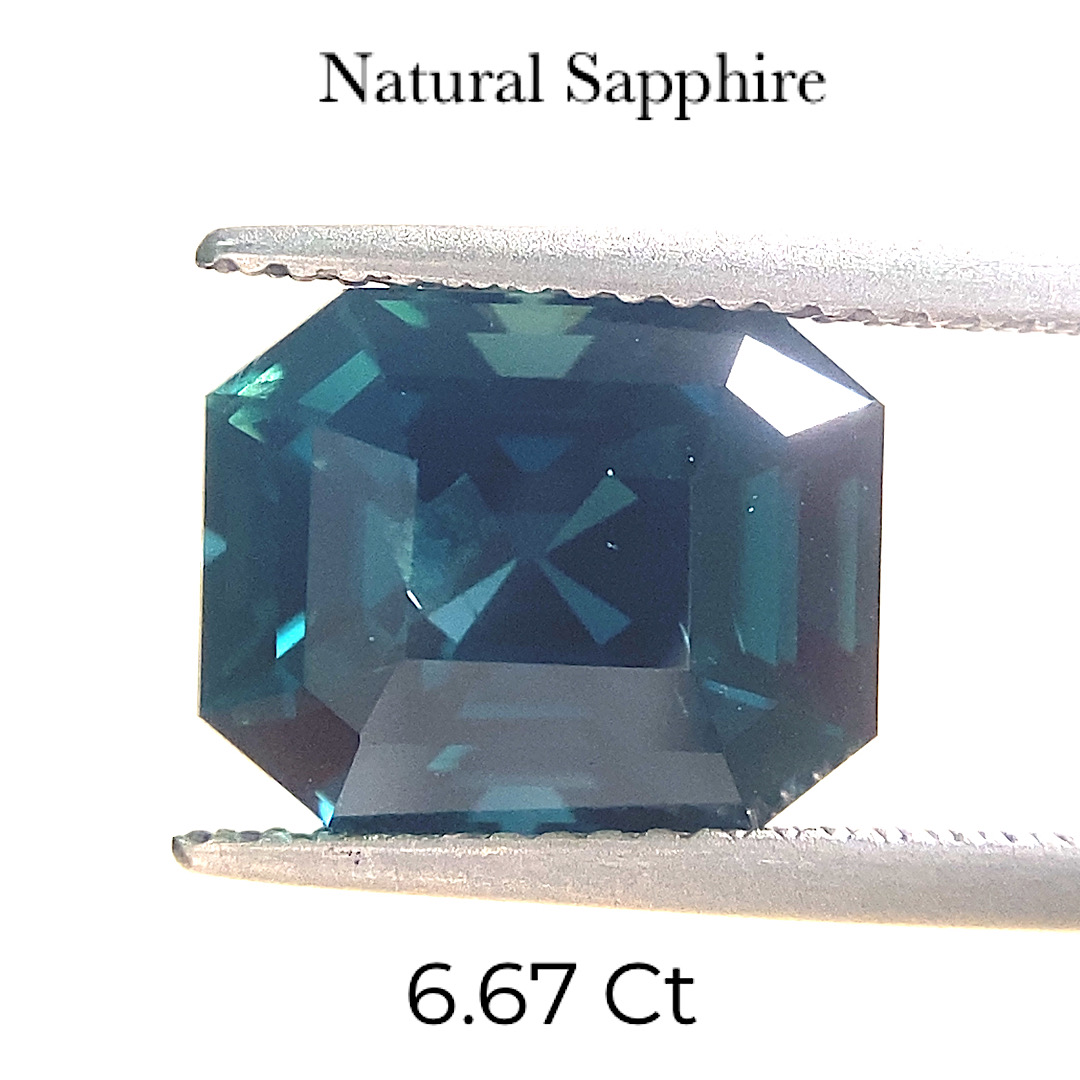 Natural Sapphire Blue/Green SP64