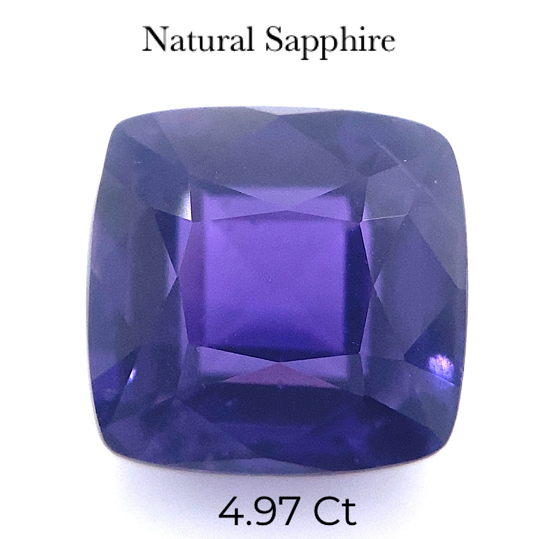 Natural Violet Purple Sapphire SP66