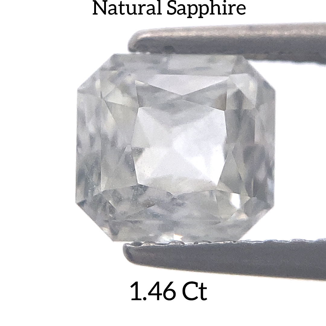 Natural White Colorless Sapphire SP45