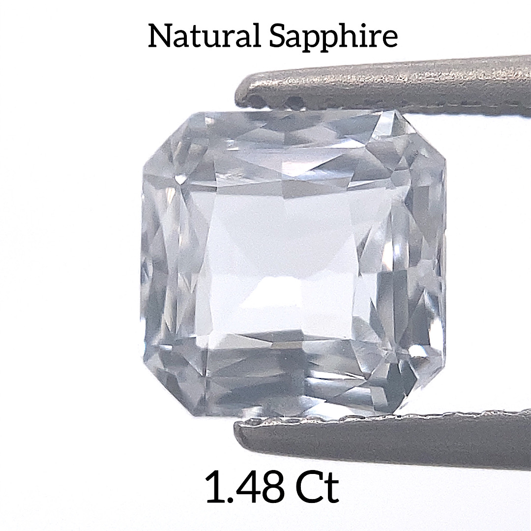 Natural Clean Colorless Sapphire SP49