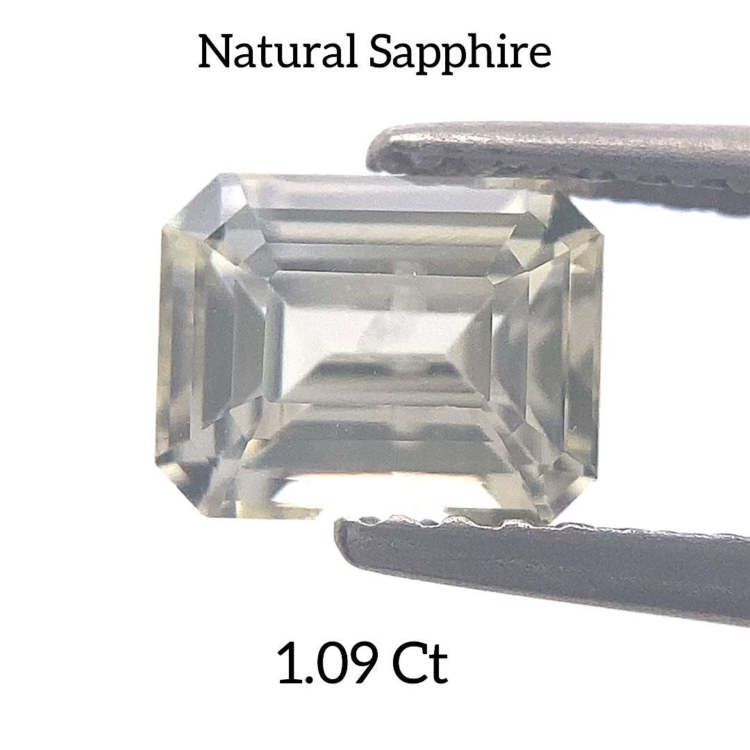 Natural Sapphire Clean Soft Yellow SP80