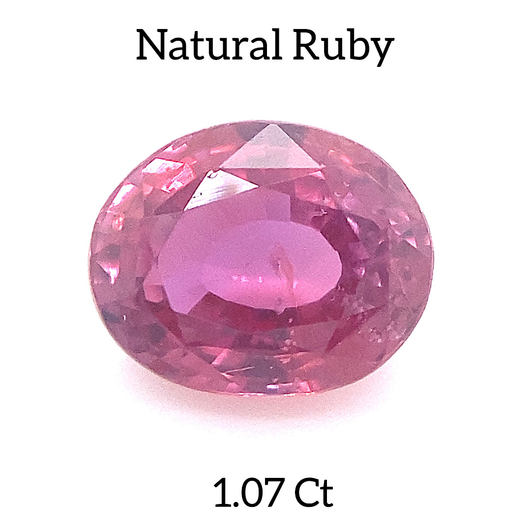 Natural deals pink ruby