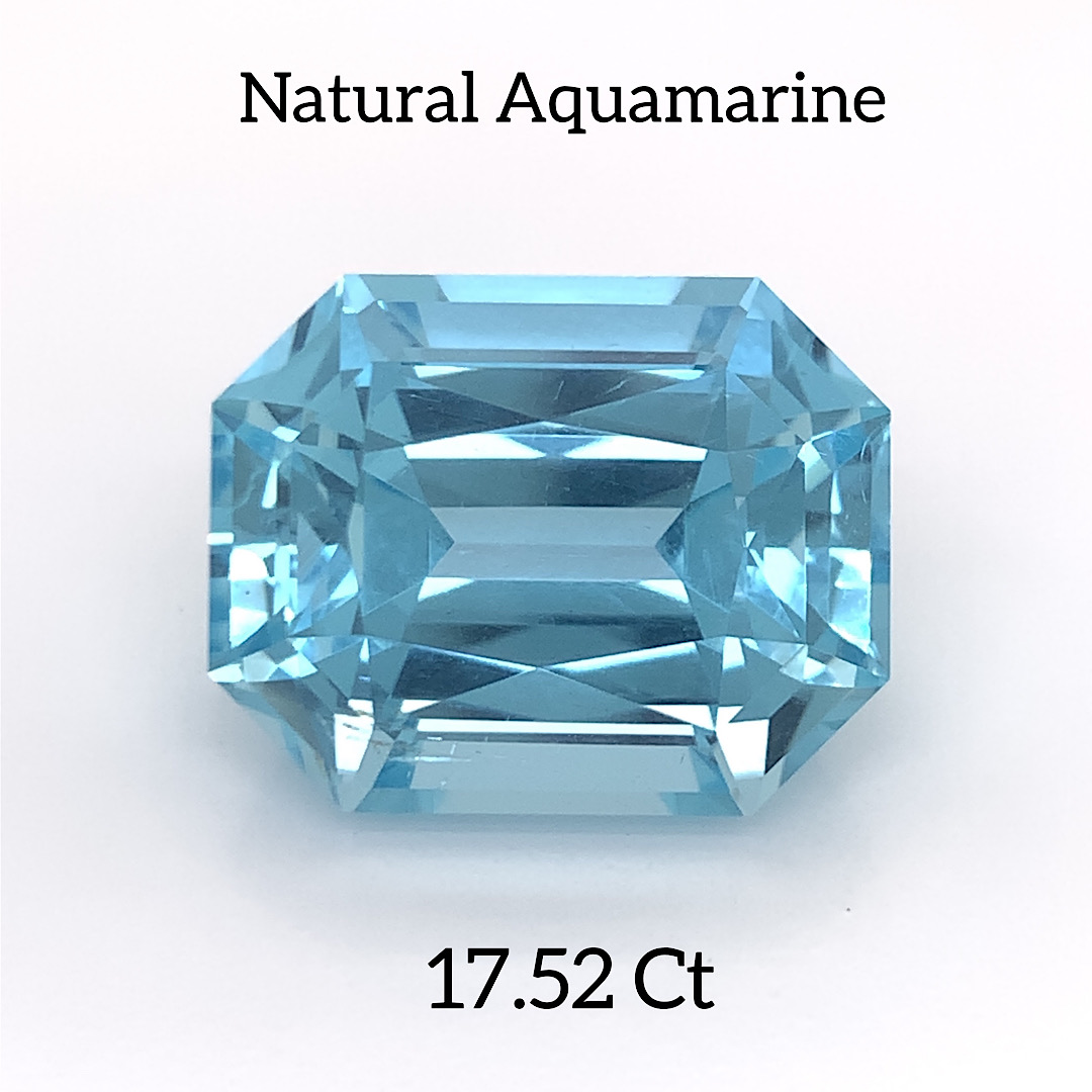 Natural Blueish Aquamarine Gemstone AQ008