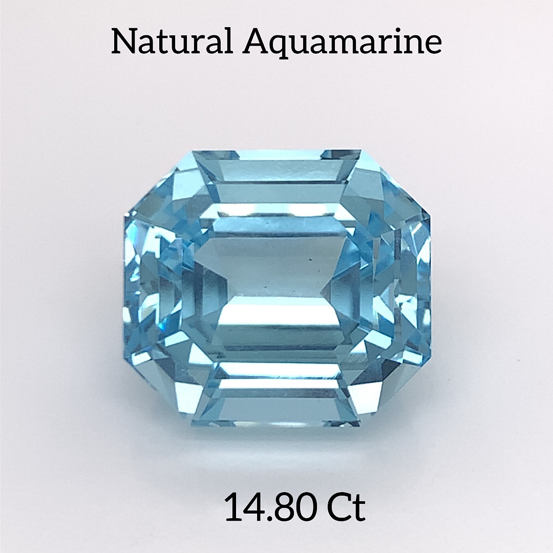 Natural Blueish Aquamarine Gemstone AQ009