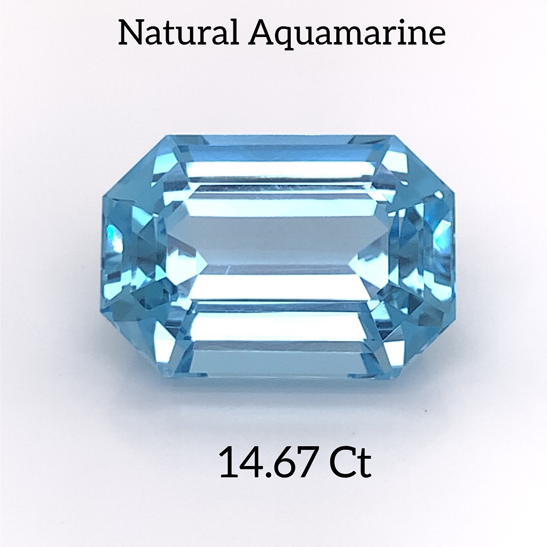 Natural Blueish Aquamarine Gemstone AQ010