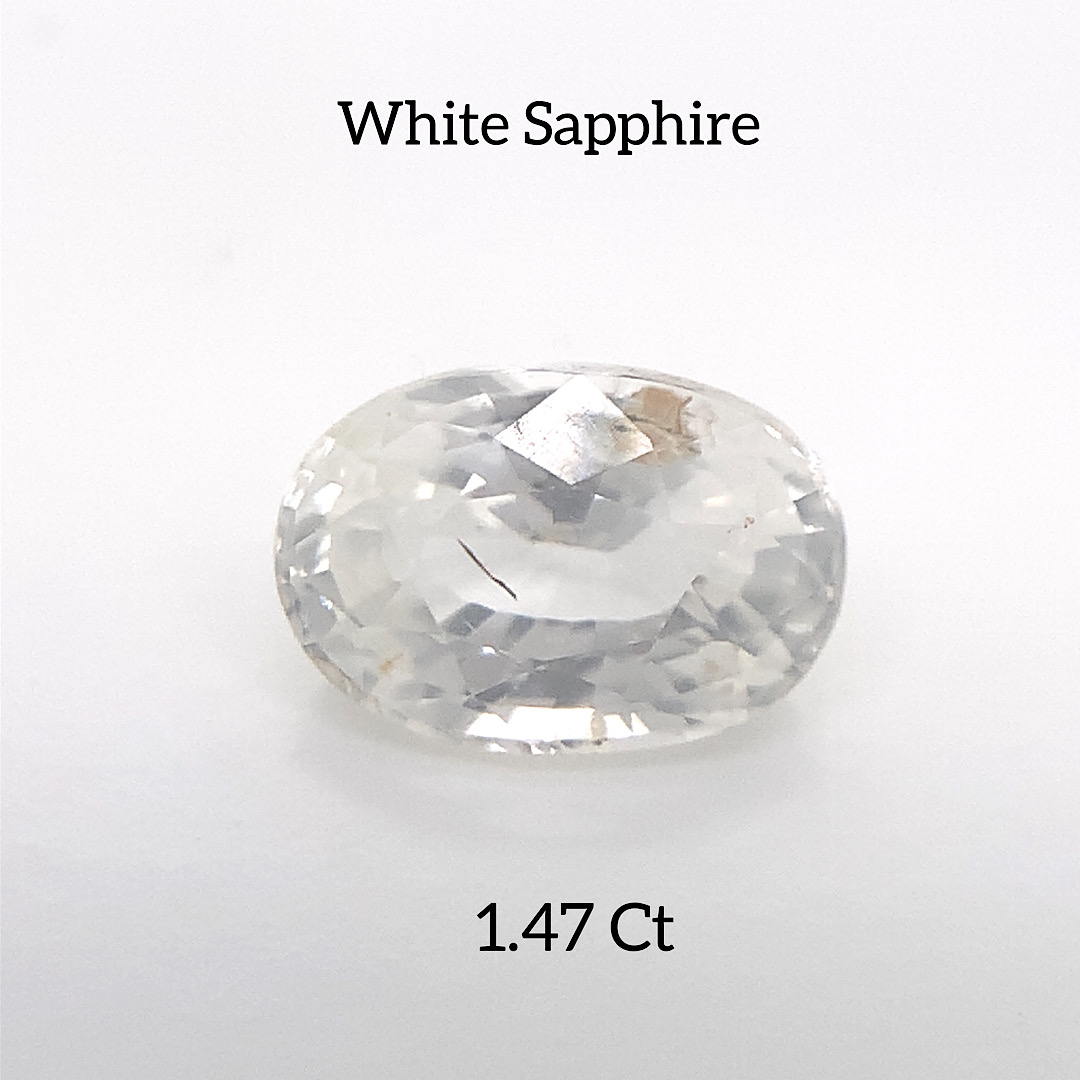 Natural White Sapphire SP114