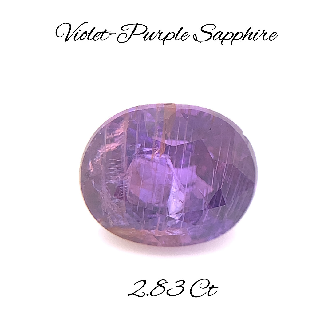 Natural Violet Purple Sapphire SP118