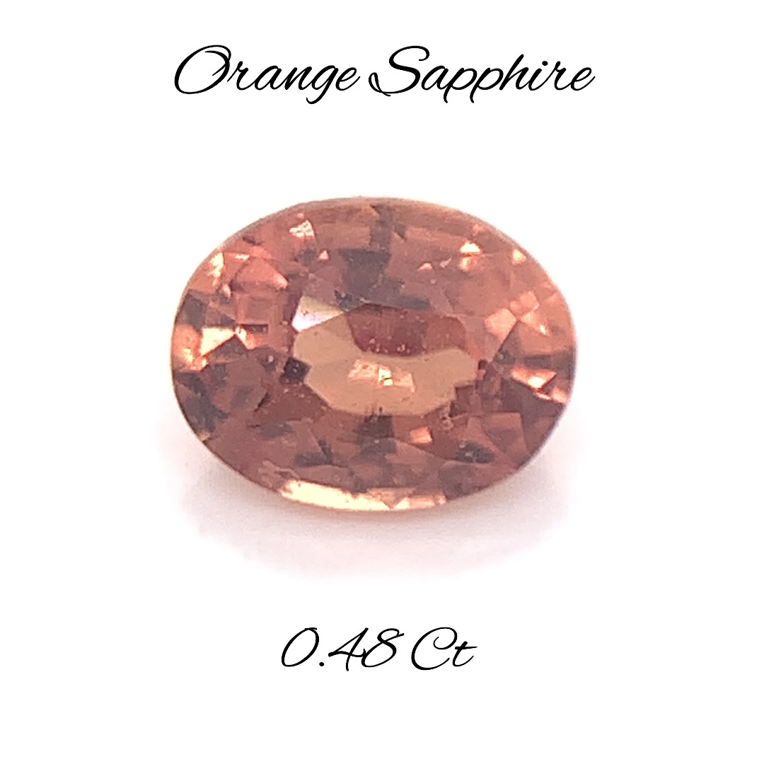 Natural Orange Sapphire SP140