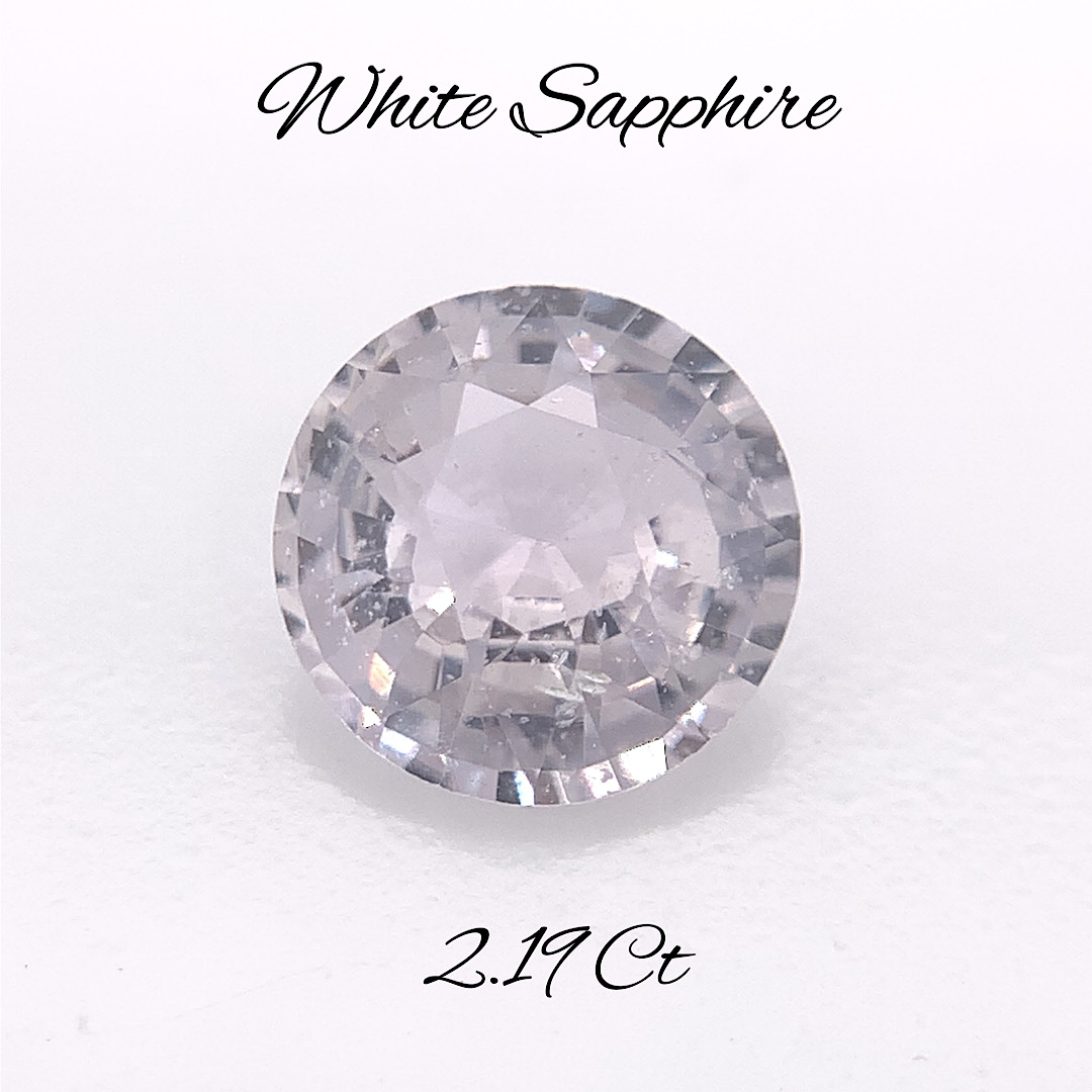 Natural White Sapphire SP197