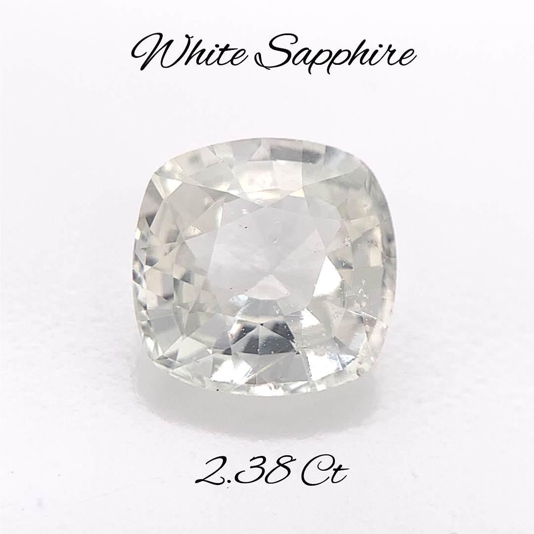 Natural White Sapphire SP202