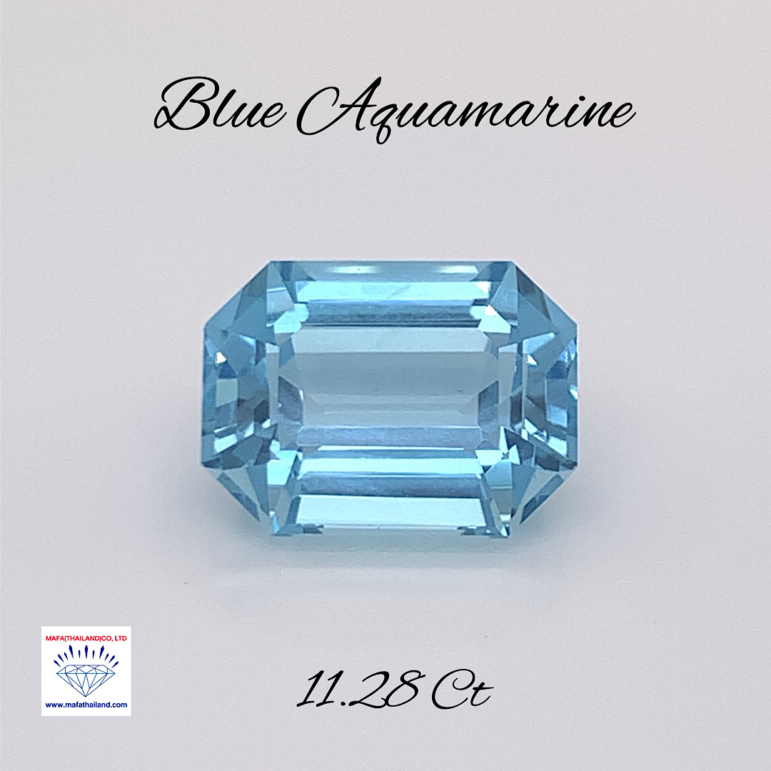 Natural Blueish Aquamarine Gemstone AQ013