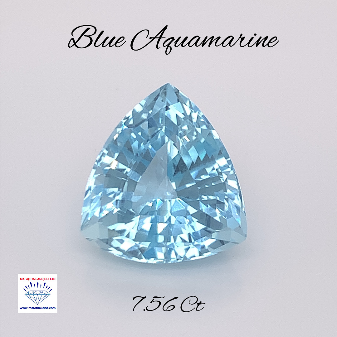 Natural Blueish Aquamarine Gemstone AQ015