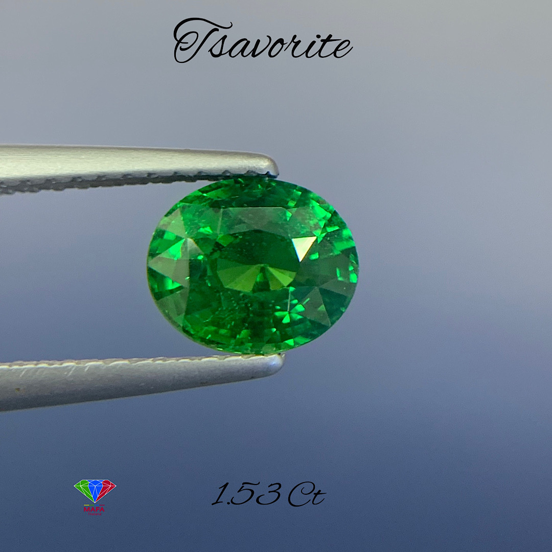 Natural Green Tsavorite Garnet TS022